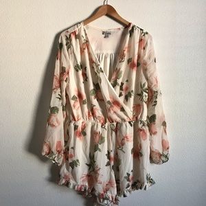 Ladies floral romper